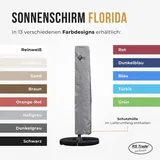 RS Trade Sonnenschirm 3m x 4m, Aluminium; UV-Schutz; inkl. Regencover