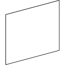 Geberit Schubladenfront f. Unterschrank f. WT Breite 90 cm, Acanto, schwarz