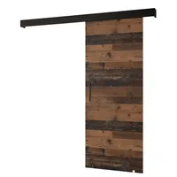 Schiebetür Komplettset - Schiebetürsystem Salwador 1 - Schiebetüren - Trennwände - Raumteiler - Innentüren, Tür 90 x 204 cm - Schiebetür Schiene - Zimmertür mit Schiebetür Griff - Saloontür