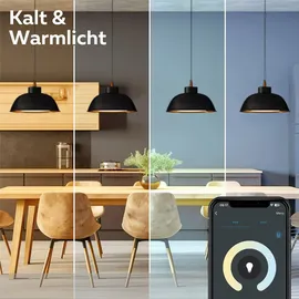 Calex Smart LED Spot, GU10, PAR16, RGB-Farben & kalt- bis warmweiß Licht, dimmbar, WLAN App- & Sprachsteuerung, 3er Pack