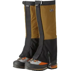 Gamaschen Herren Crocodile Gaiters ochre-black M