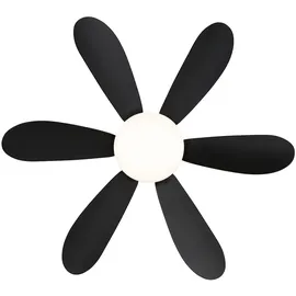 GLOBO Deckenventilator 51 cm Schwarz