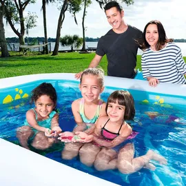 BESTWAY Family Pool 3D Abenteuer 262 x 175 x 51 cm