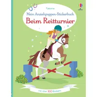 Usborne Verlag Mein Anziehpuppen-Stickerbuch: Beim Reitturnier