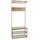 Mendler Schuhbank 170 x 70 x 31 cm braun / braun