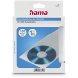 Hama CD/DVD-Schutzhüllen durchsichtig (100er Pack)