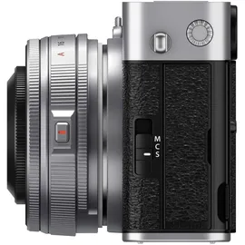 Fujifilm X-E5 silber + XF 23mm f2,8 R WR