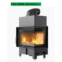 Kratki Kamineinsatz Floki | Eckscheibe rechts | 8 kW