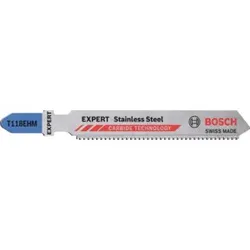 BOSCH Stichsägeblätter-Set, Bezeichnung: T118EHM-E