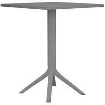 CLP Nuvela Gartentisch 60 x 60 x 76 cm Dunkelgrau