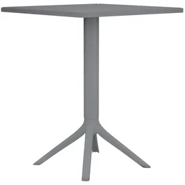 CLP Nuvela Gartentisch 60 x 60 x 76 cm Dunkelgrau