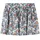 vidaXL Kinderrock Blumenmuster Mädchen Rock Kinder A-Linie Minirock Dunkelblau 92 - 92