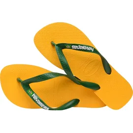 havaianas Brasil Logo Gelb 35