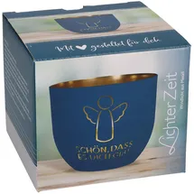Butzon & Bercker Windlicht Ø 11 cm Metall Blau/Gold