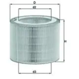 MAHLE ORIGINAL MAHLE Luftfilter LX 3009