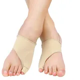 Akozon Juanetes, Kleiner Zeh Schiene, Hallux Valgus Zehenspreizer Korrektur Bunion Corrector mit Gel Pad Kleiner Zehenschutz Socken Schiene Hallux Valgus Bandage Bunion Sleeves Ballenpolster für