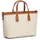 Tommy Hilfiger TH Monoplay Mini Tote Schultertasche Kunstleder Beige/Braun