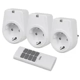 McPower Comfort 3 Steckdosen + 1 Fernbedienung
