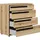 Gami Kombikommode Enzo 91 x 90 x 46 cm Braun / Beige