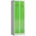 Lüllmann ClassiX Spind 59 x 180 x 50 cm Lichtgrau/Gelbgrün
