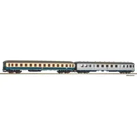 PIKO 2er Set Personenwagen 1x 1./2. Kl. Silberling + 1x 2. Kl. Bm 232 H0