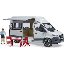 Bruder 02672 - Sprinter Camper mit Fahrer weiß 1:16