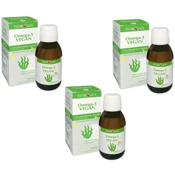NORSAN Omega-3 VEGAN 3er Set 3X100 ml Flüssigkeit