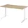bümö Schreibtisch Serie-XB Eiche / Weiß