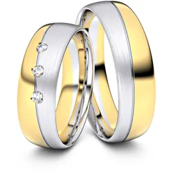 Trauringe Essen 333er Gelb-/Weiflgold - 3508