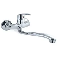 Einhebelmischer Waschtischarmatur Wandarmatur Badarmatur Wasserhahn klassisch