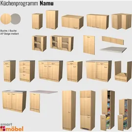 Flex-Well Seitenschrank Nano 50 x 57 x 200 cm Braun