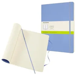 MOLESKINE Notizbuch »Classic Collection flexibler Einband« blanko A4 192 Seiten hortensien