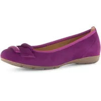 Gabor Ballerina, Businessschuh, Halbschuh, Schlupfschuh, komfortabler Elastikeinfass Gr. 41, orchidee, , 95511051-41