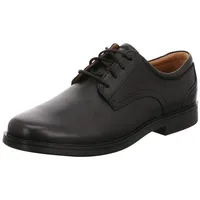 CLARKS Un Aldric Lace black Leather schwarz