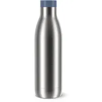 Emsa Bludrop Eco Isolier-Trinkflasche, wiederverwendbar, recycelter Edelstahl, Öko-Design, Quick-Press,