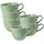 SELTMANN WEIDEN Beat Color Glaze Cappuccinotasse 0,35 l Salbeigrün 6 St.