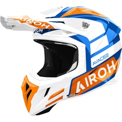 Airoh Aviator Ace 2 Sake, Motocrosshelm - Weiß/Orange/Blau - S