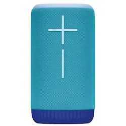 Ultimate Ears EVERBOOM Azurblau, Bluetooth Lautsprecher (A2DP), 360- Grad-Klang, PartyUp Funktion, IP67- zertifizierte, anpassbarem EQ