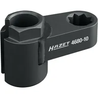 HAZET Abgassonden-Einsatz 4680-10, 1/2" Doppel-Vierkant, SW 20 mm, Außen