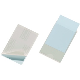 Durable Selbstklebetasche Pocketfix 57x90mm - 8379 (B x H) 90mm x 57mm Transparent
