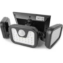 ENTAC Wandlampe outdoor mit PIR & Solarfunktion 3fach 600 lm IP65
