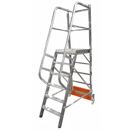 Krause Vario kompakt Podestleiter 6 Stufen 833013