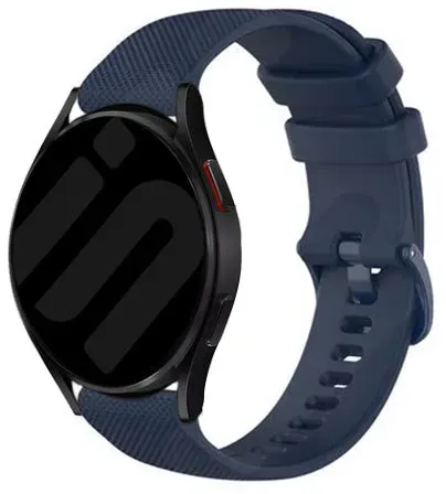 Strap-it Amazfit Cheetah (Pro) Armband Silikon 'Premium' für Amazfit Cheetah  - Dunkel Blau - Schnallenverschluss