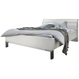 Wiemann Bett Monaco 140 x 200 cm Dekor Weiß