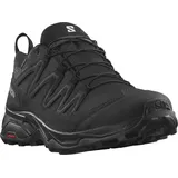 Salomon Wanderschuh SALOMON "X WARD Leather GORE-TEX", Gr. 48, schwarz, Mesh, Leder, sportlich, Schuhe, wasserdicht