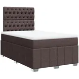 Maison Exclusive - Boxspringbett Mit Matratze Dunkelbraun 120x200