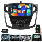 ESSGOO Carplay Für Ford Focus MK3 2011-18 Autoradio Android 15 GPS NAVI Autoradio (Digitalradio (DAB), 4+64GB(optional), RDS, AM, FM, Carplay Android Auto Bluetooth EQ USB GPS Navi WIFI Touchscreen)