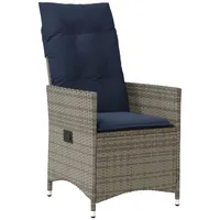 VidaXL Gartensessel 59 x 59 x 92 cm grau