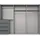 WIMEX Schwebetürenschrank Bali 270 x 208 x 64 cm Grafit/Schwarz