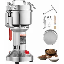 VEVOR Elektrische Getreidemühle 2000W Maschine Maismühle 550g Gewürzemühle